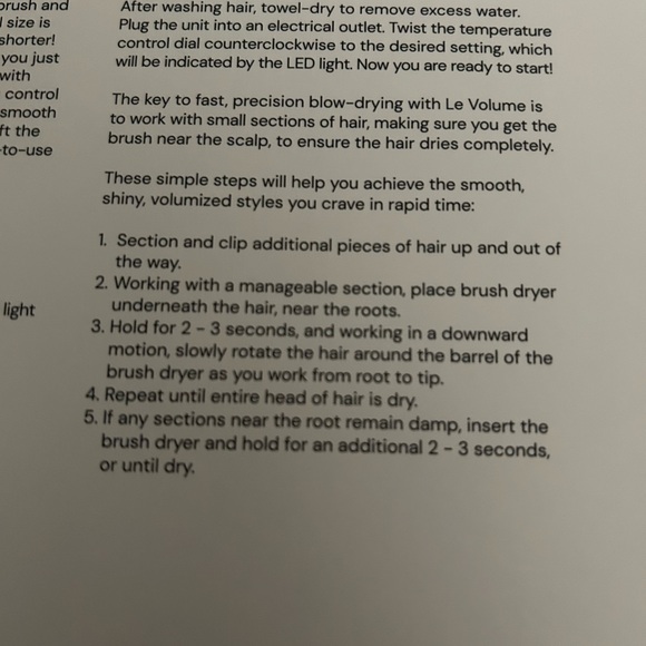 Lange Le Volume Petit 2-in-1 Volumizing Brush Dryer - Black and Copper - Picture 5 of 9